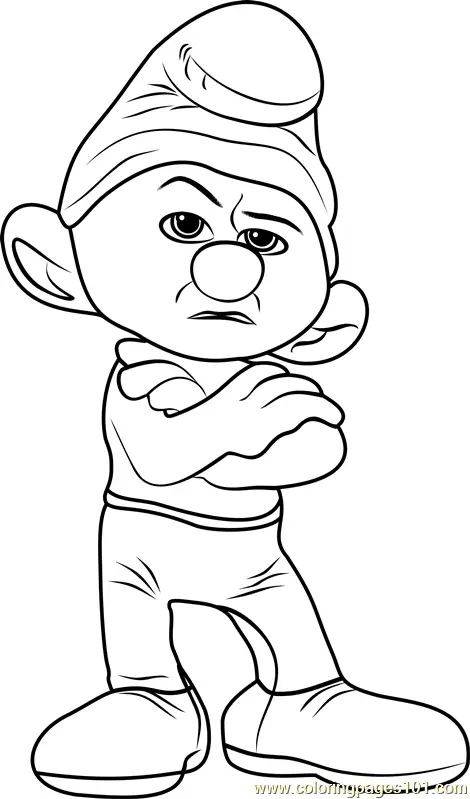 Smurfs The Lost Village Coloring Pages 10