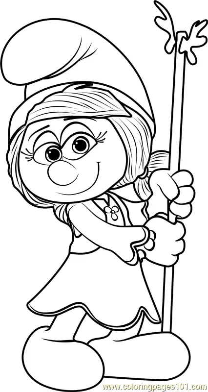 Smurfs The Lost Village Coloring Pages 2