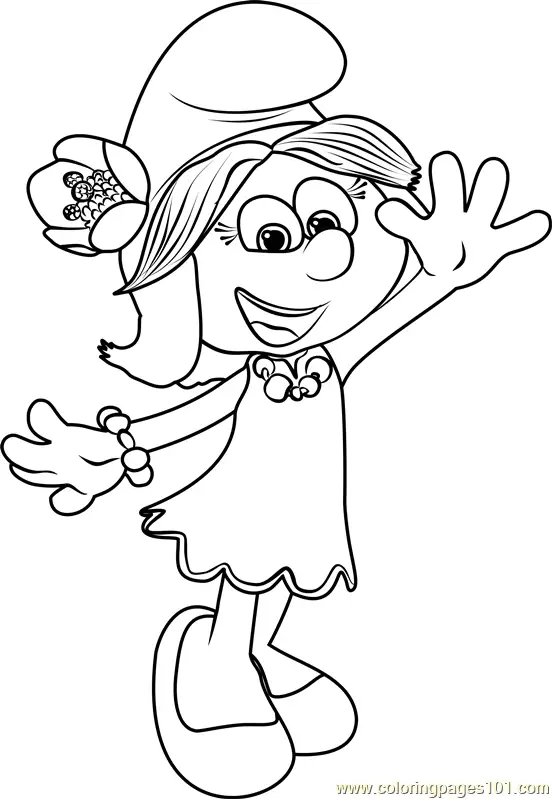 Smurfs The Lost Village Coloring Pages 6