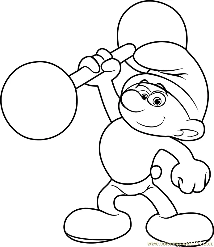 Smurfs The Lost Village Coloring Pages 9