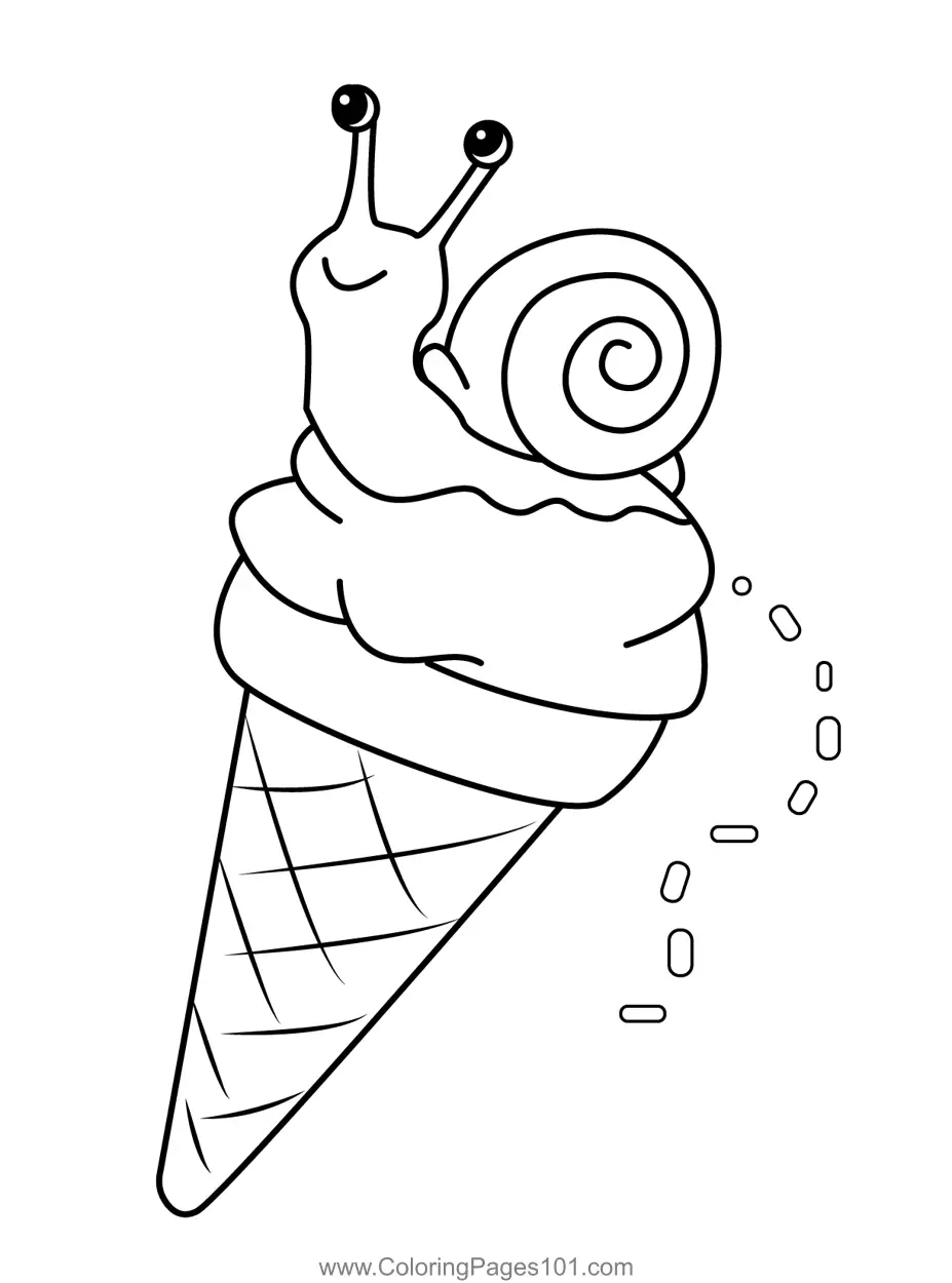 Snail Coloring Pages 8