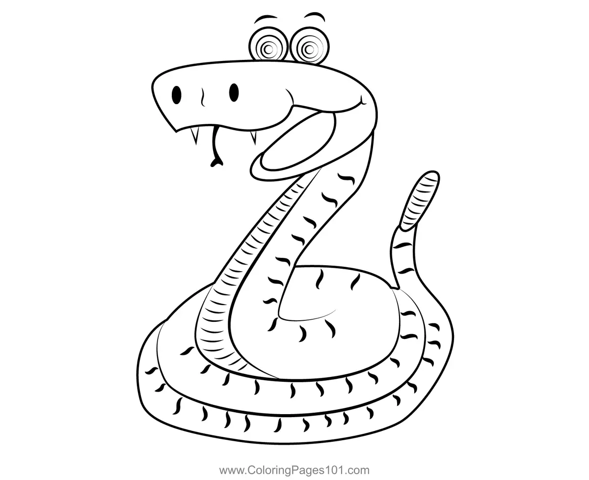 Snakes Coloring Pages