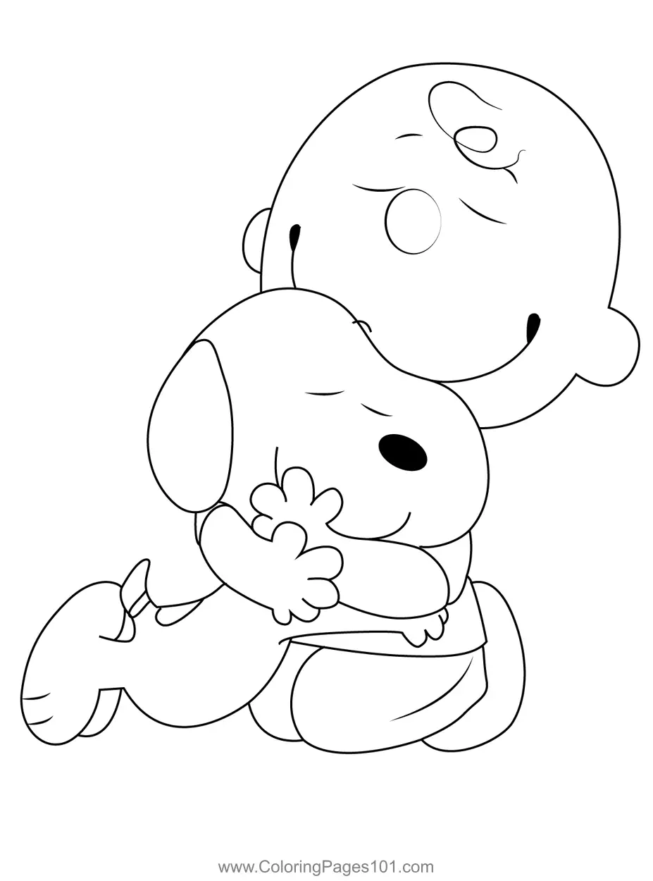 Snoopy Coloring Pages 10