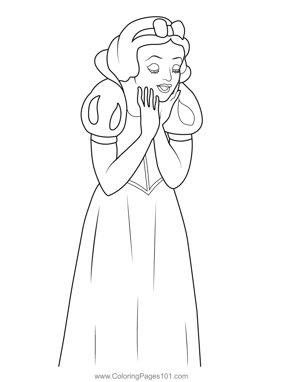 Snow White Coloring Pages 11