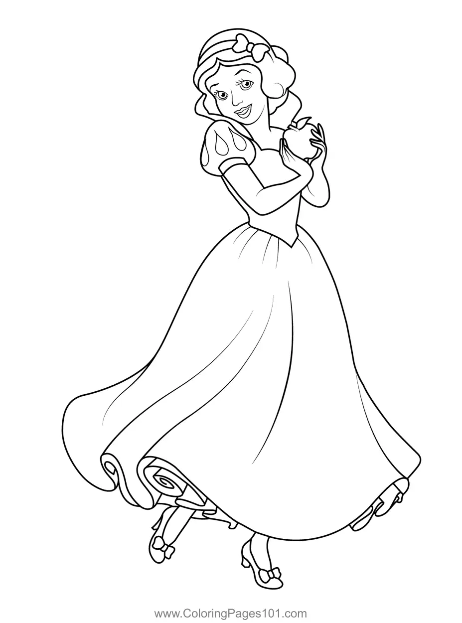 Snow White Coloring Pages 2