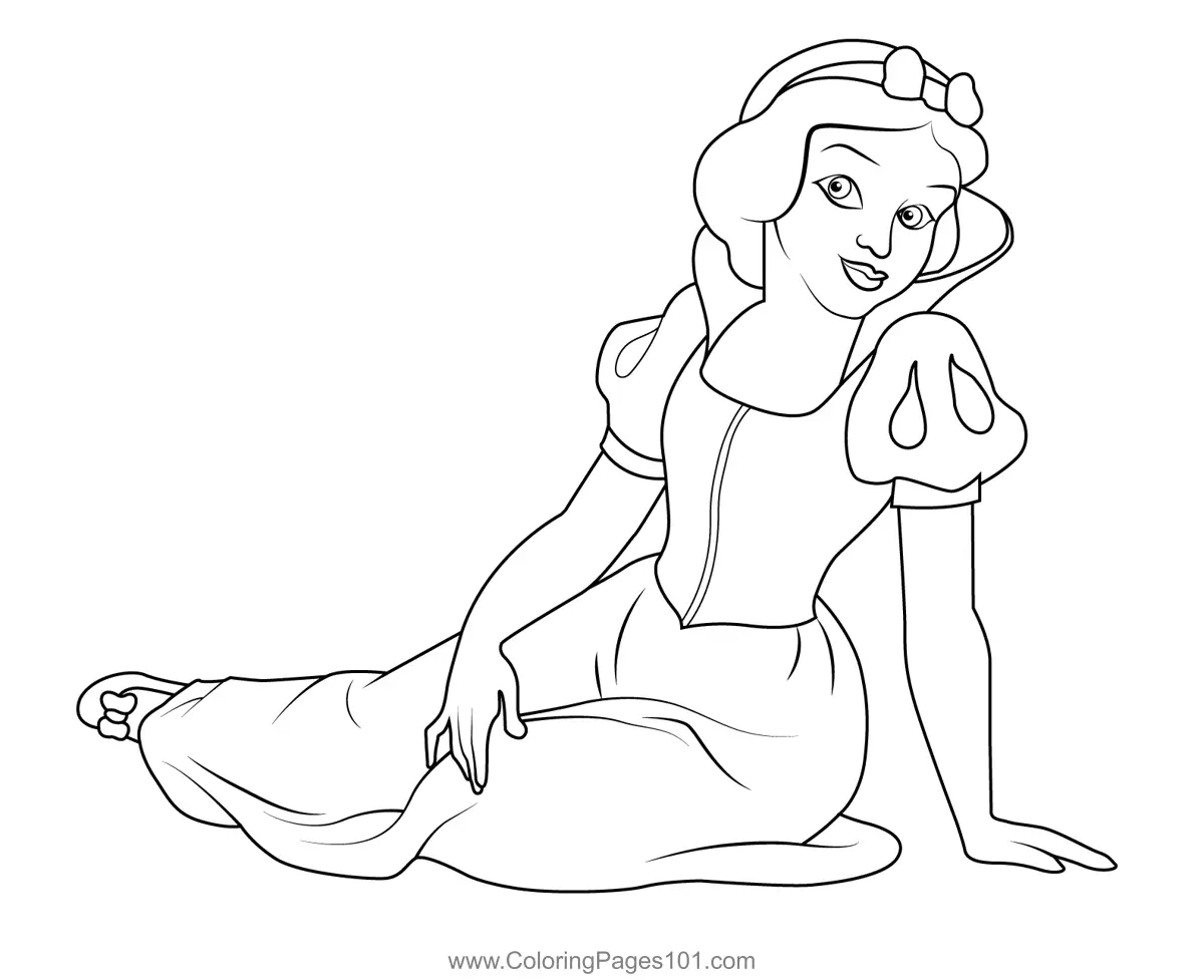 Snow White Coloring Pages 5