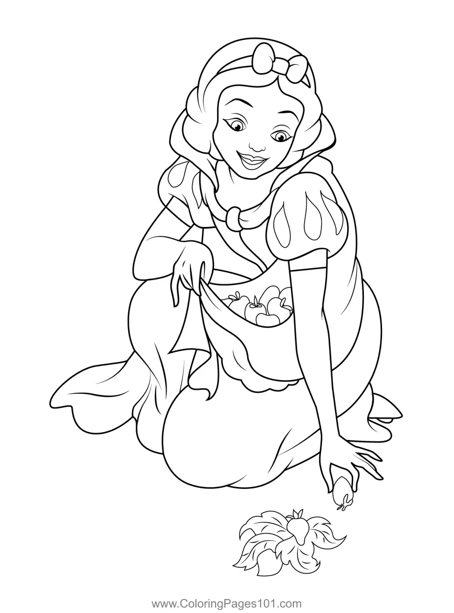 Snow White Coloring Pages 6