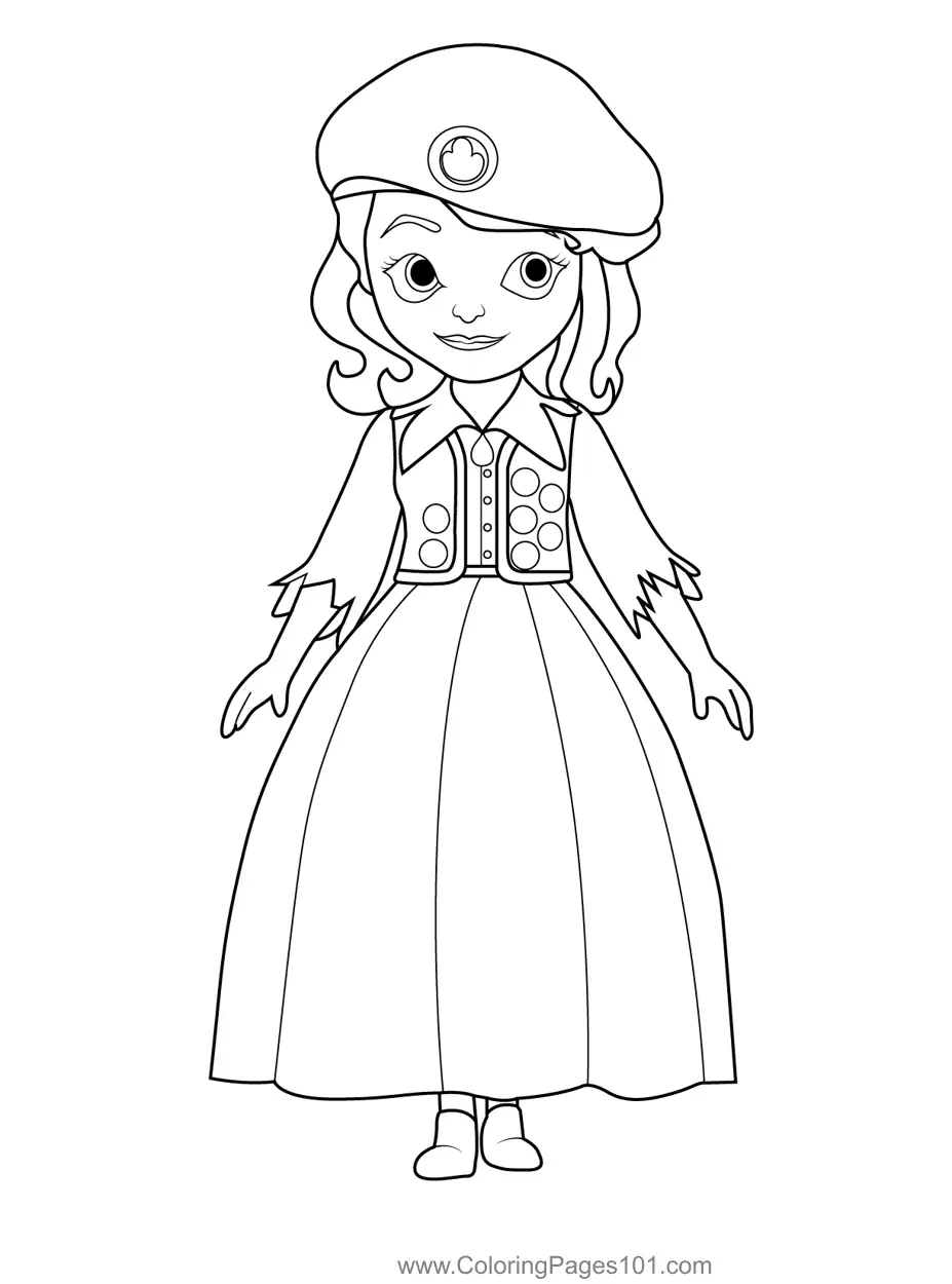 Sofia Coloring Pages 1
