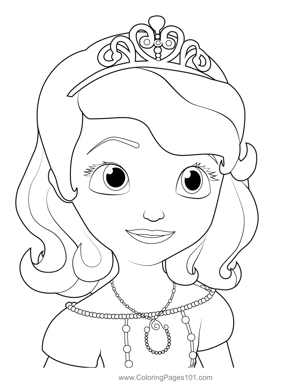 Sofia Coloring Pages 10