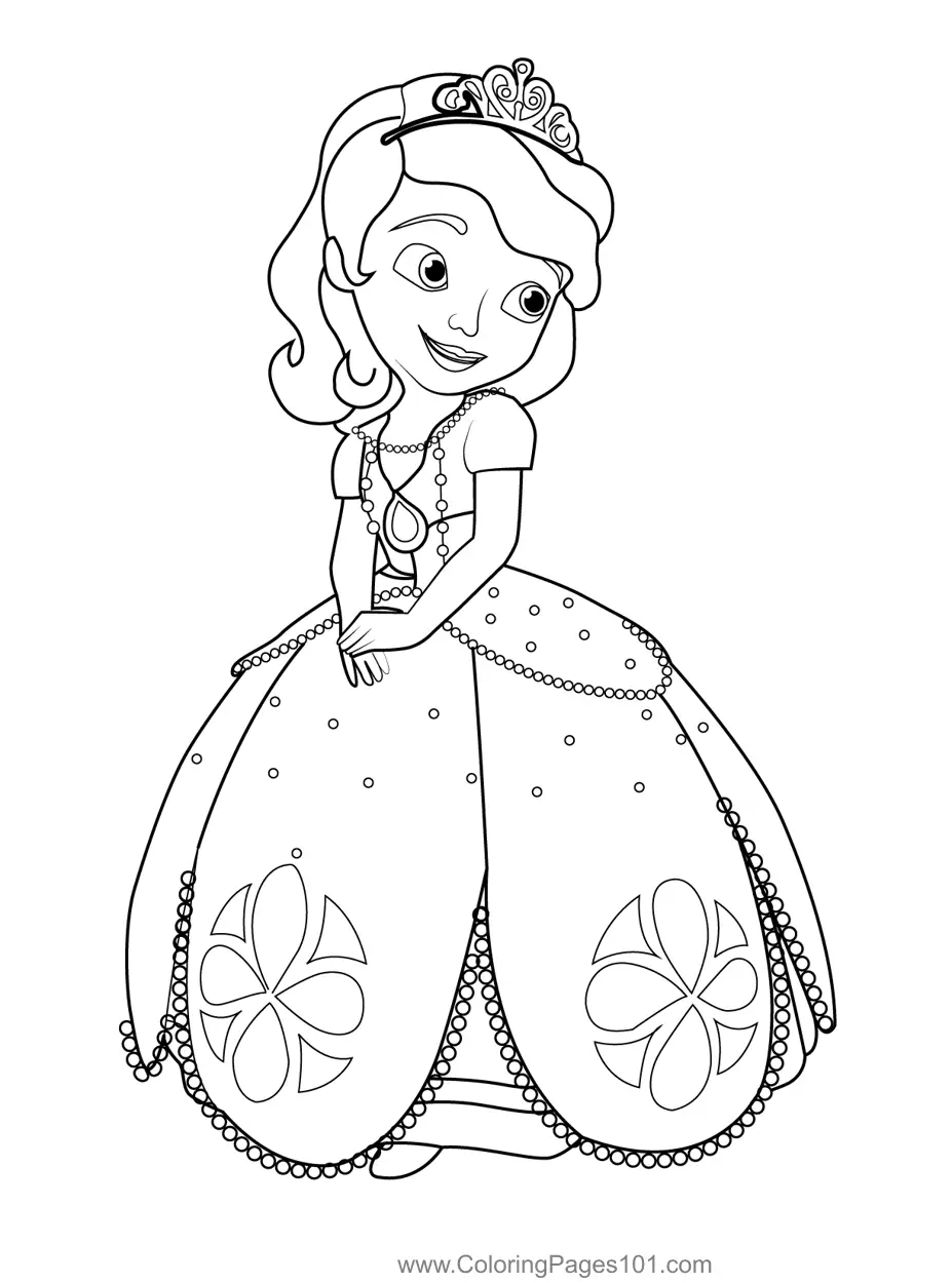 Sofia Coloring Pages 7