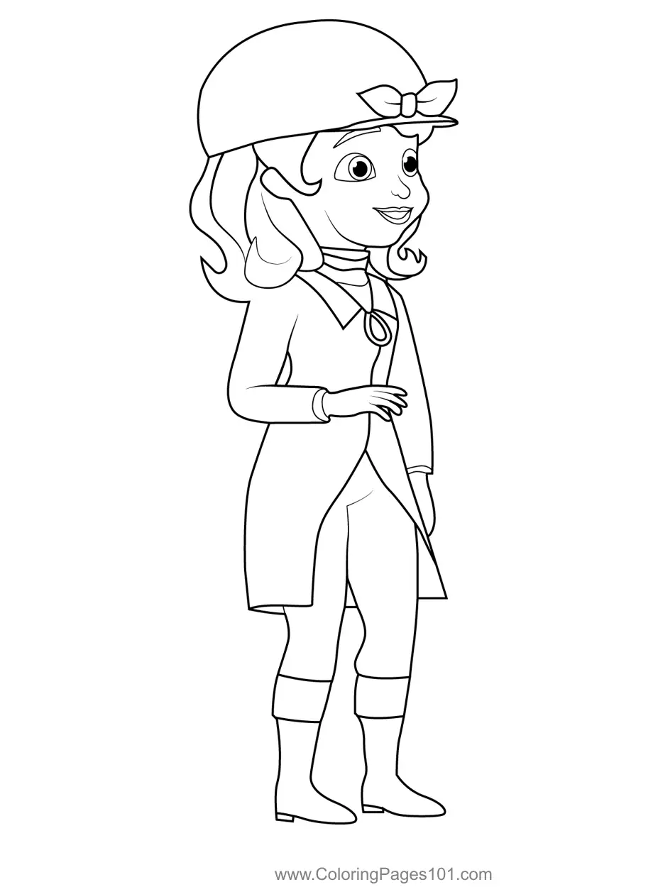 Sofia Coloring Pages 8