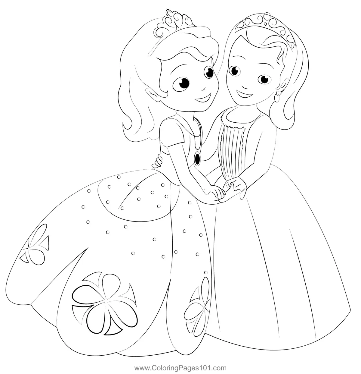 Sofia the First Coloring Pages 8