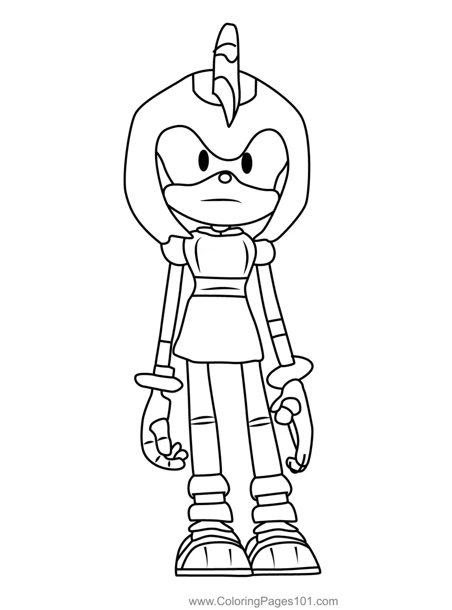 Sonic Boom Coloring Pages 8