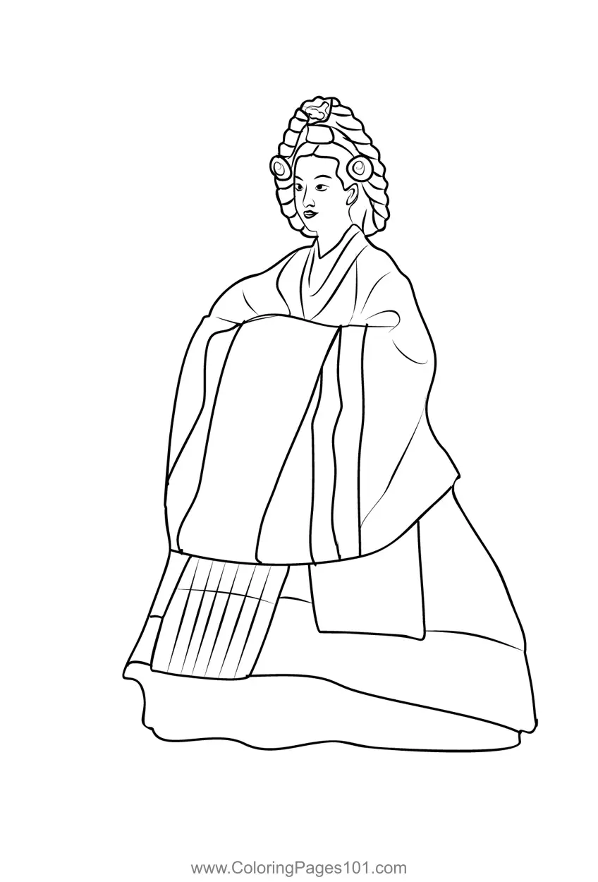 South Korea Coloring Pages 1