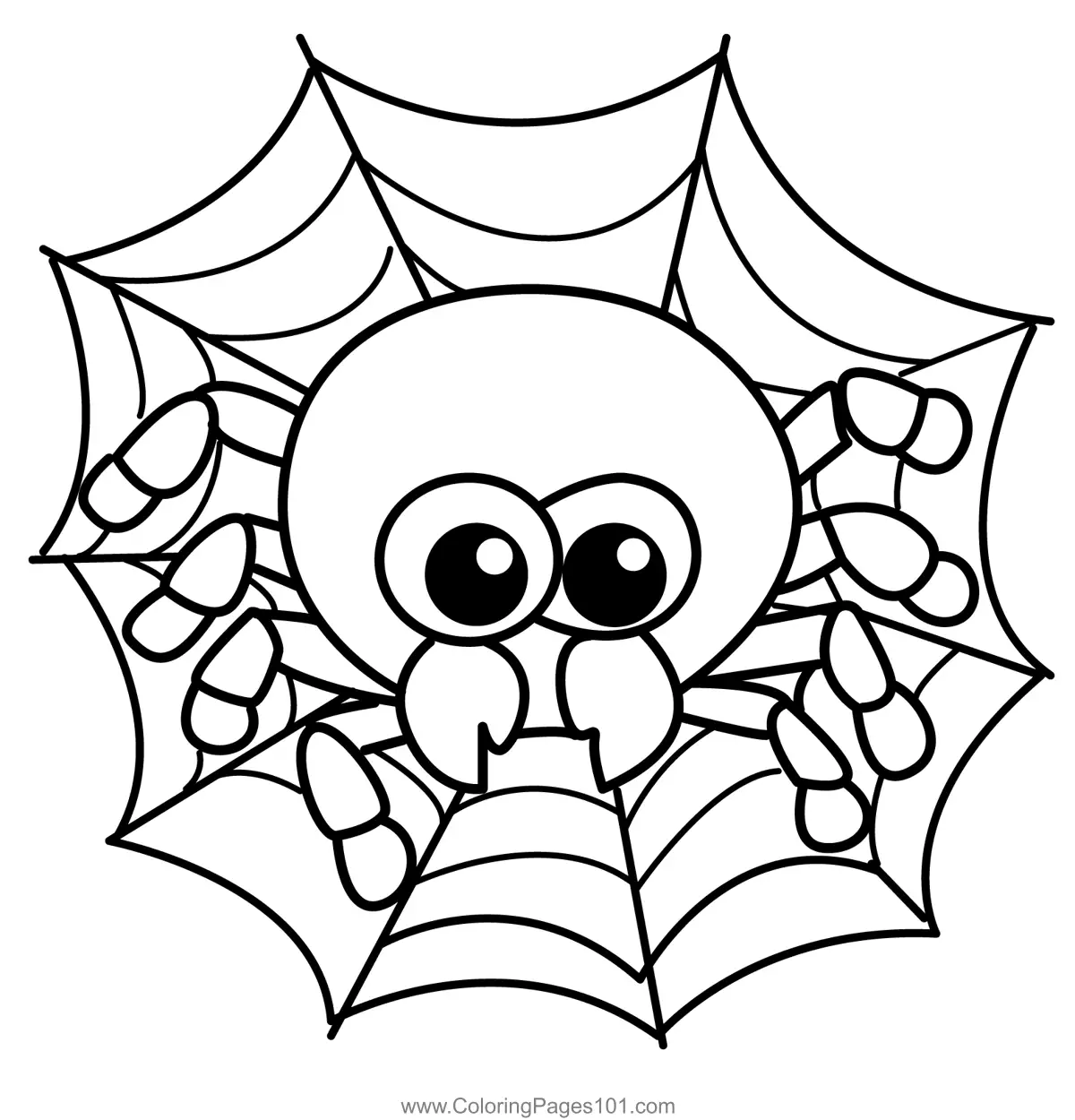 Spiders Coloring Pages 1