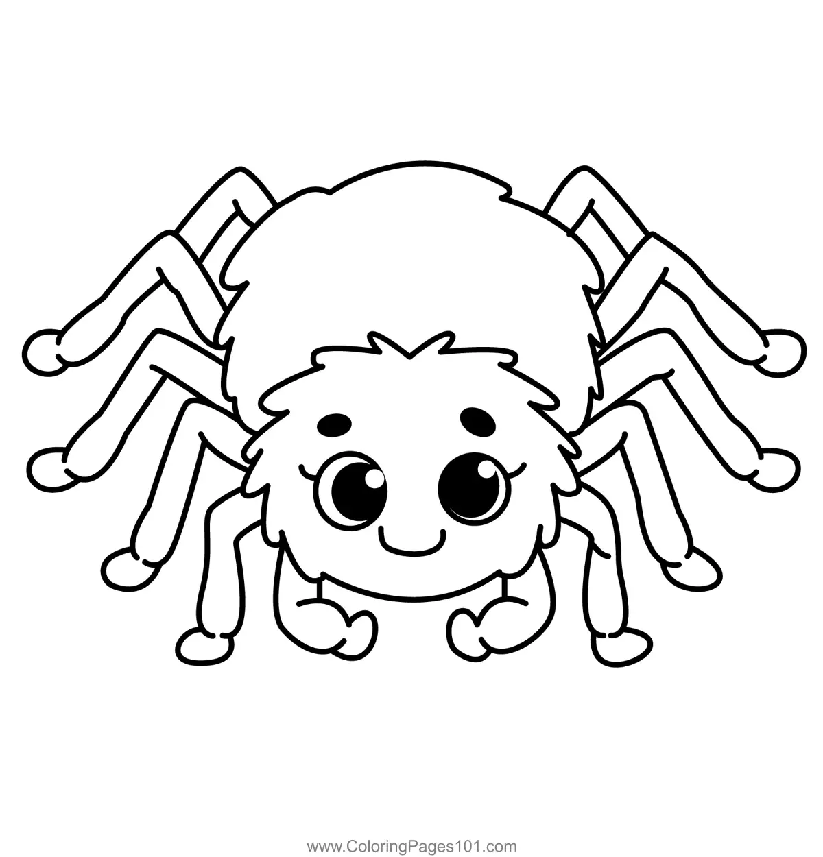 Spiders Coloring Pages 2