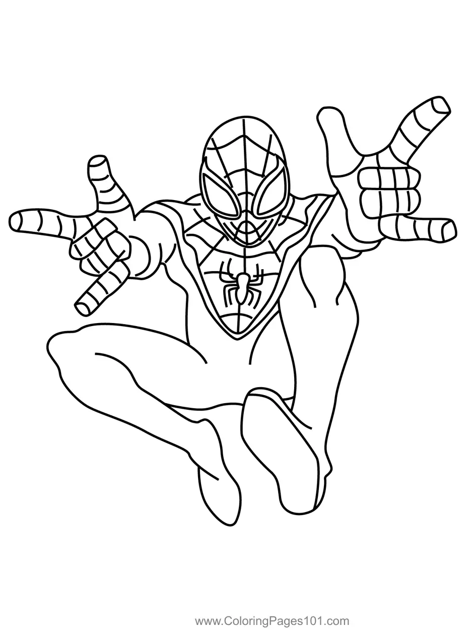 Spidey and His Amazing Friends Coloring Pages 3