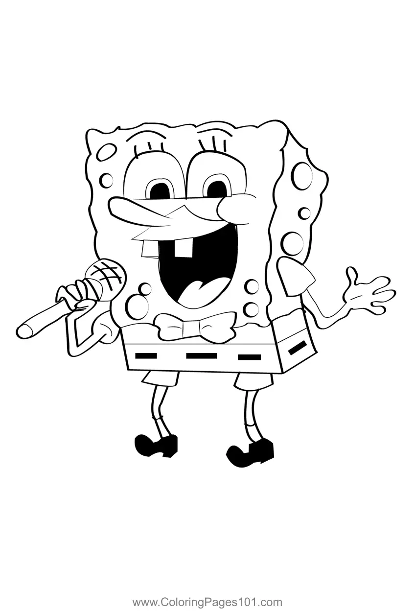 SpongeBob SquarePants Coloring Pages 1