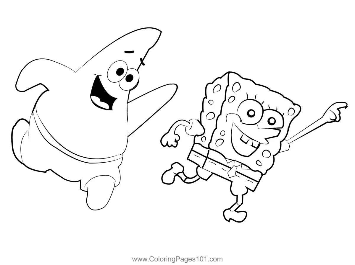 SpongeBob SquarePants Coloring Pages 3