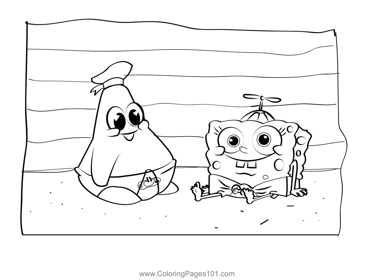 SpongeBob SquarePants Coloring Pages 7