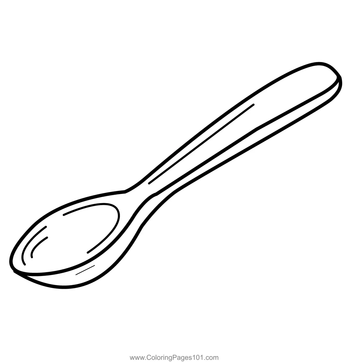 Spoons Coloring Pages 1