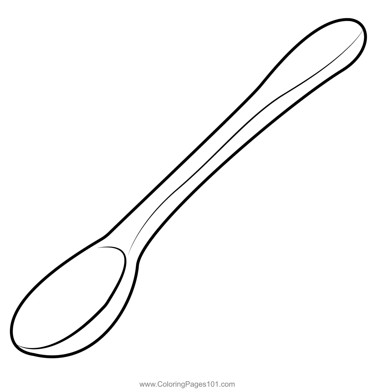Spoons Coloring Pages 2