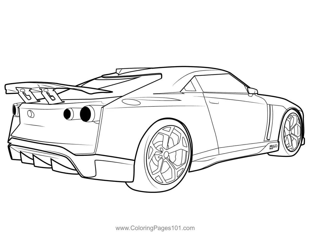 Sports Cars Coloring Pages 1