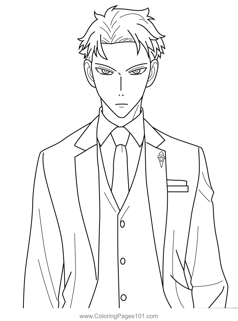 Spy x Family Coloring Pages 6