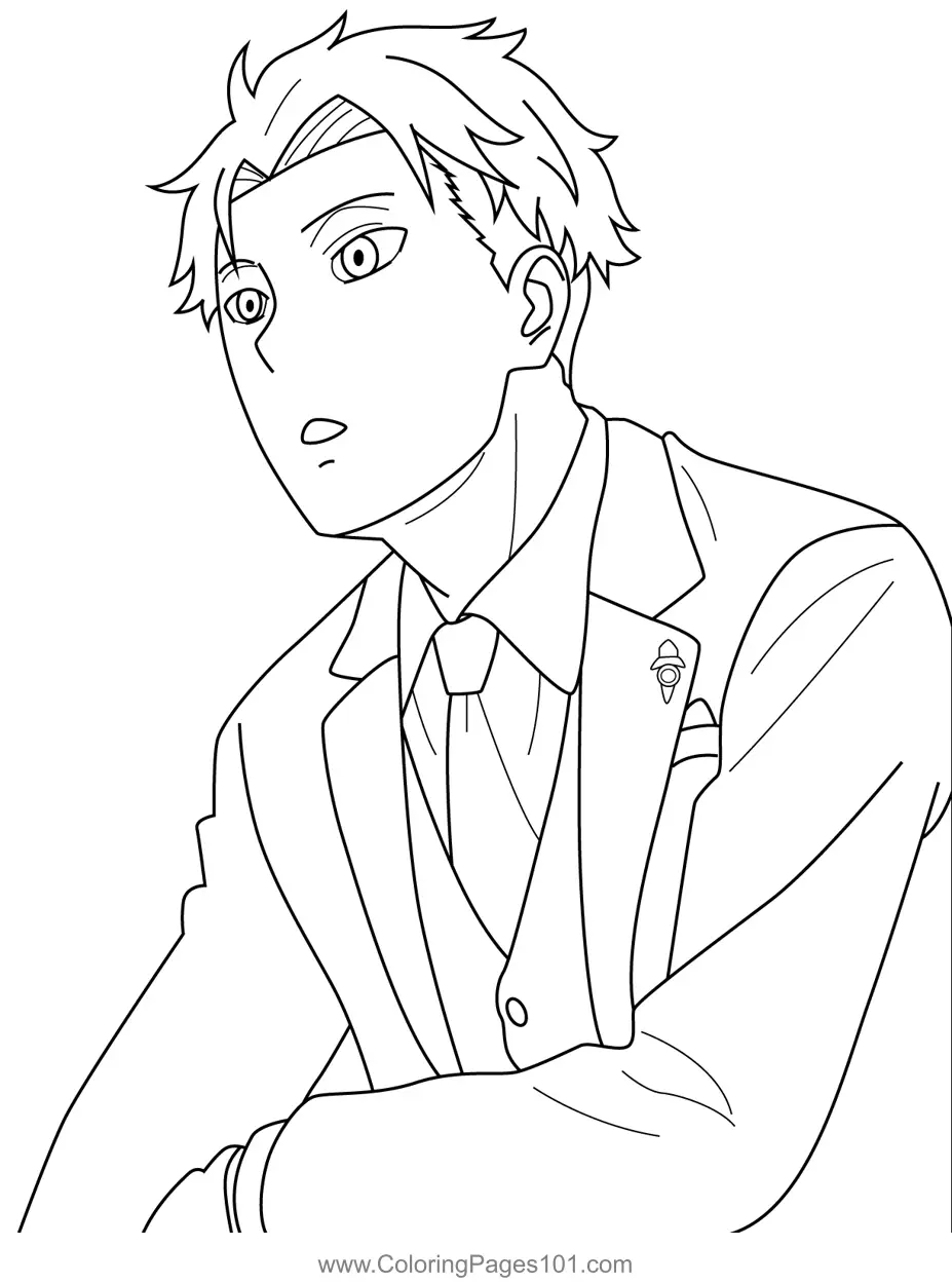 Spy x Family Coloring Pages 8