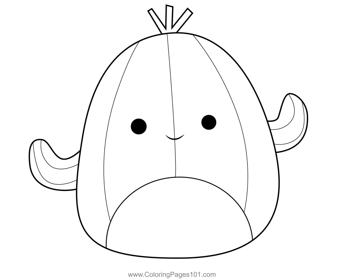 Squishmallows Coloring Pages 4