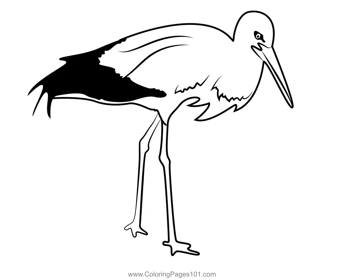 Storks Coloring Pages 3