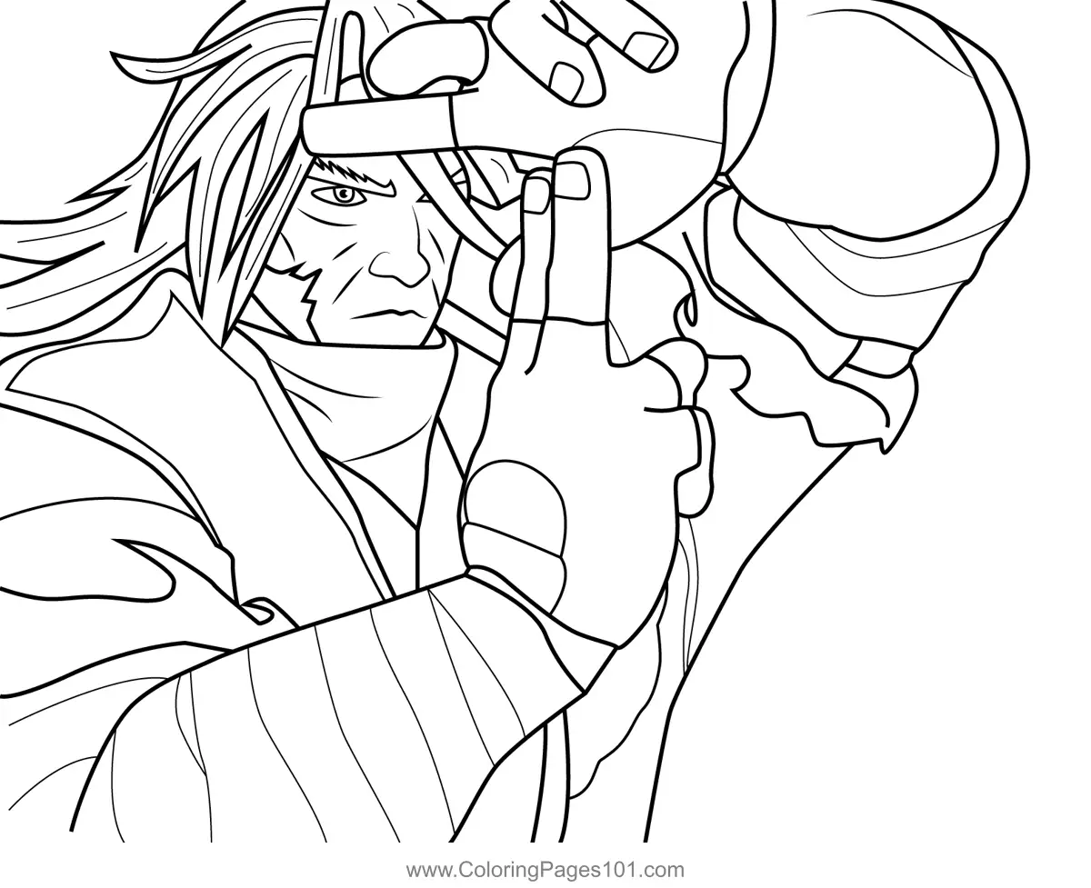 Street Fighter Coloring Pages 1