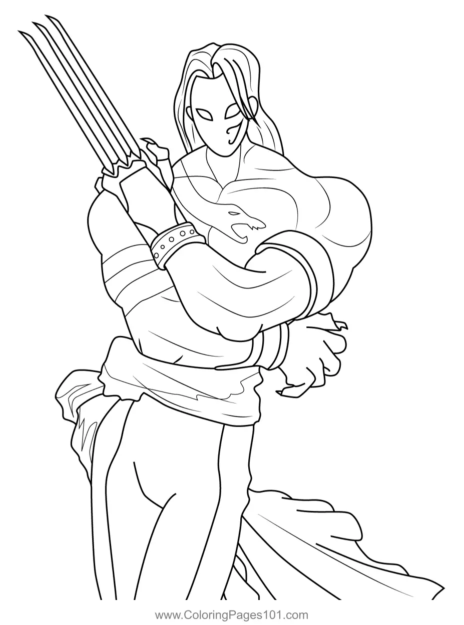 Street Fighter Coloring Pages 3