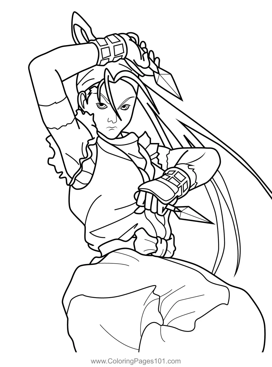 Street Fighter Coloring Pages 8