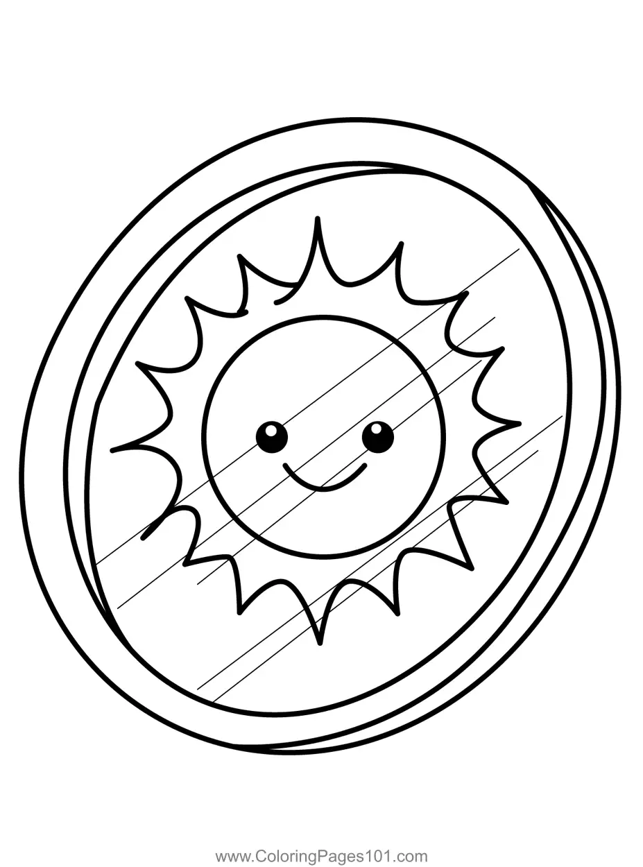 Sun Coloring Pages 1