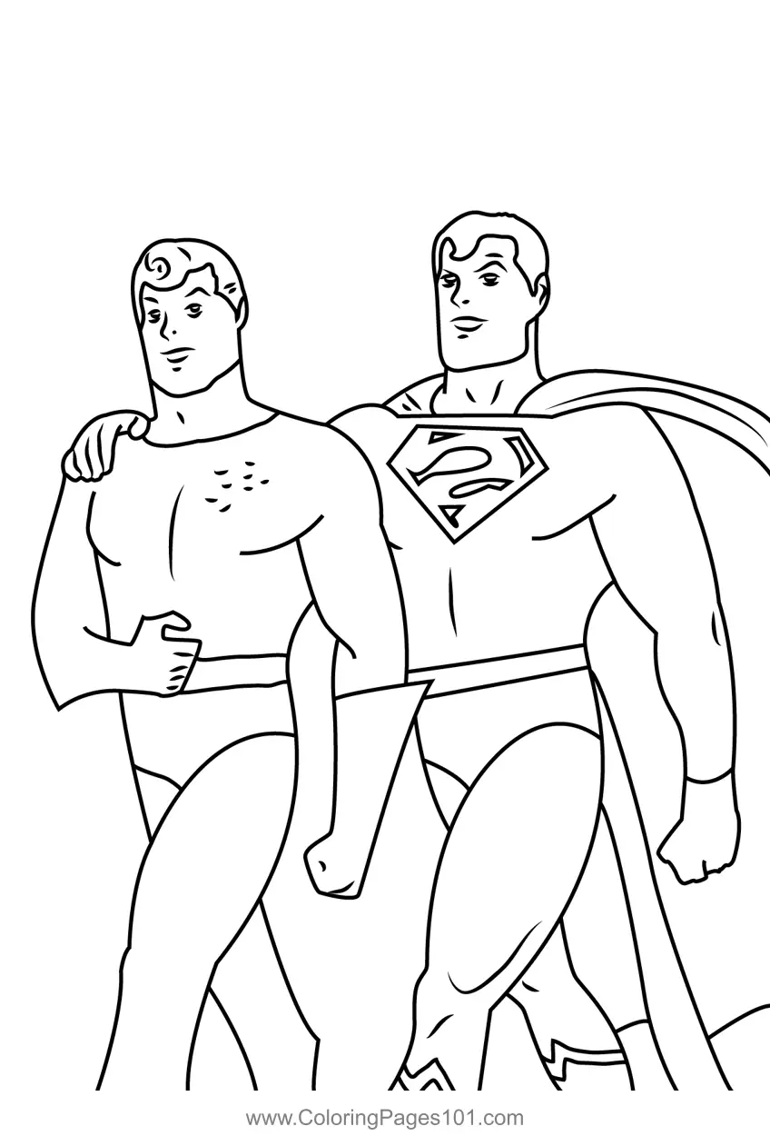 Super Friends Coloring Pages 1