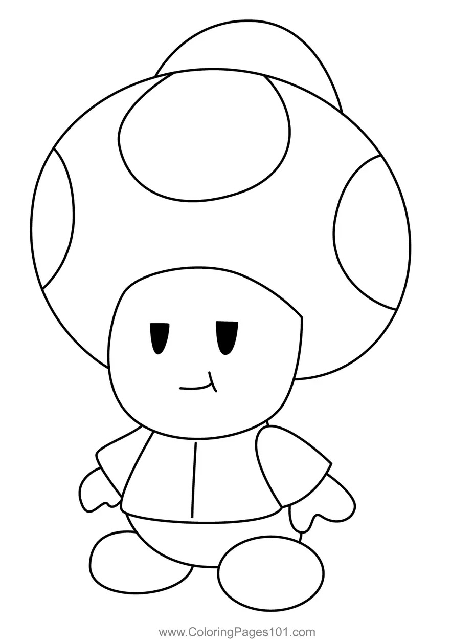 Super Mario Bros Coloring Pages 6