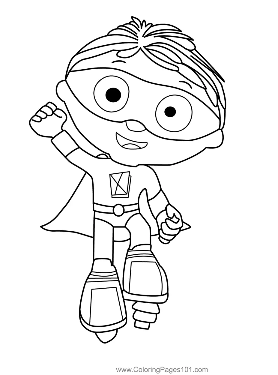 Super Why Coloring Pages 7