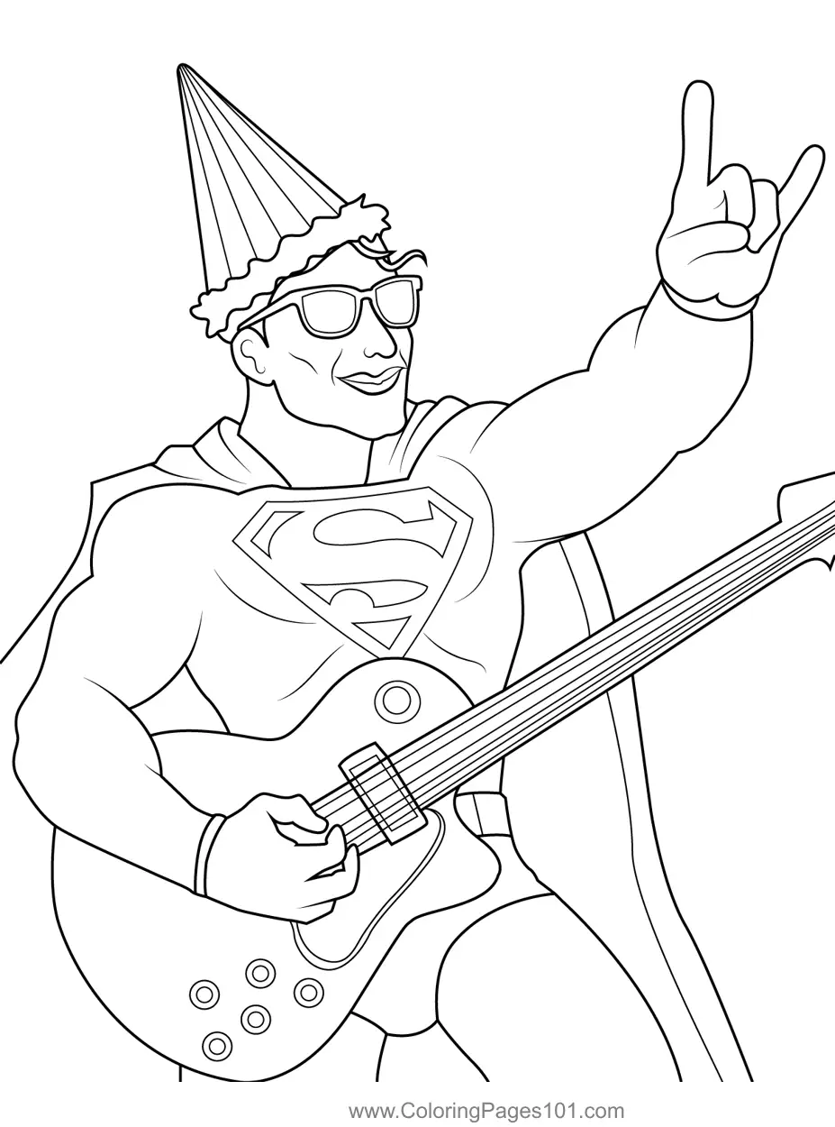 Superman Coloring Pages 11