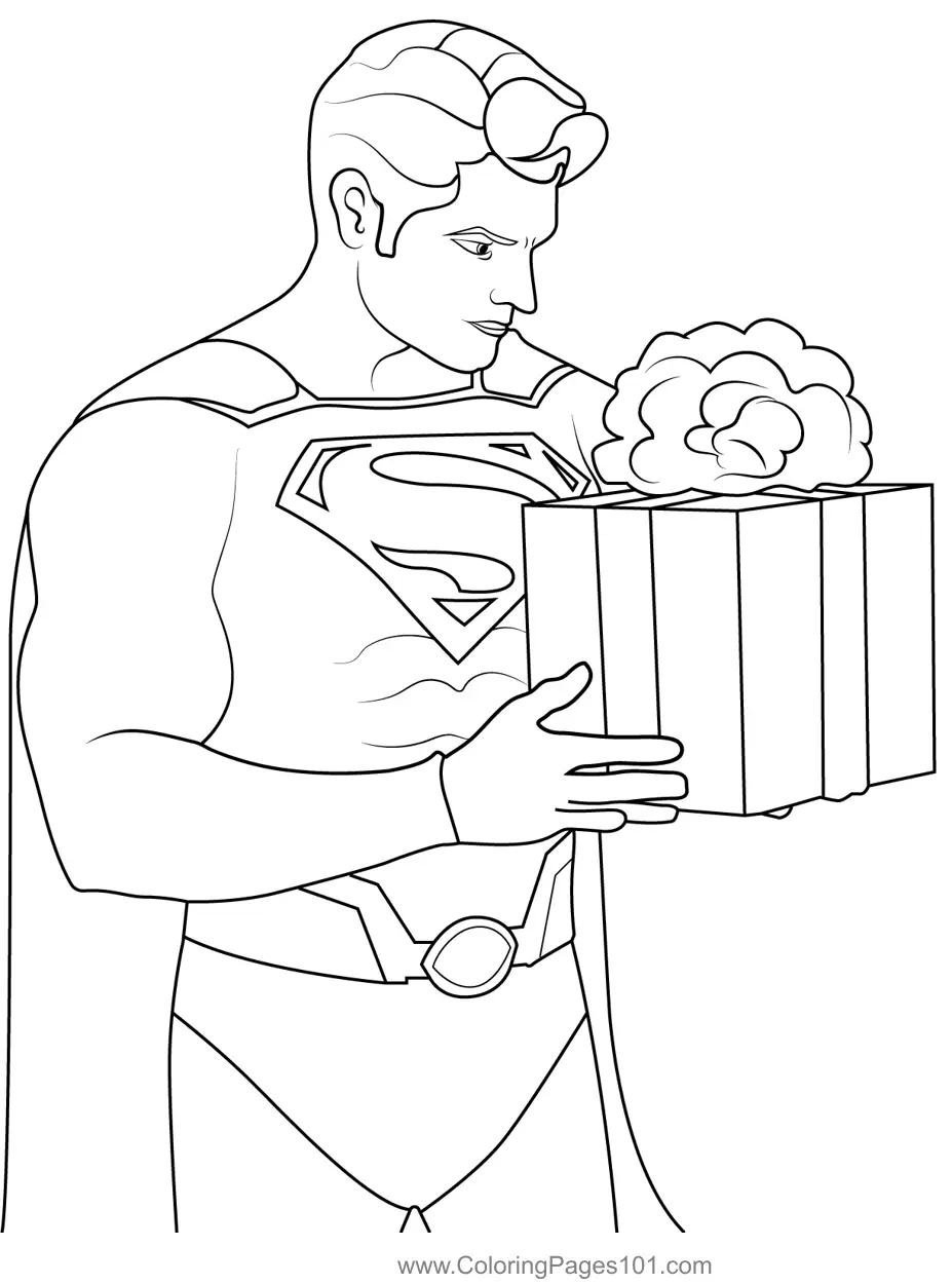 Superman Coloring Pages 2