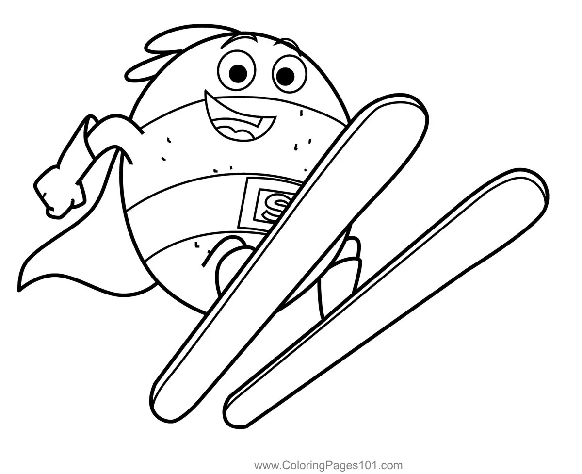 Supertato Coloring Pages 9