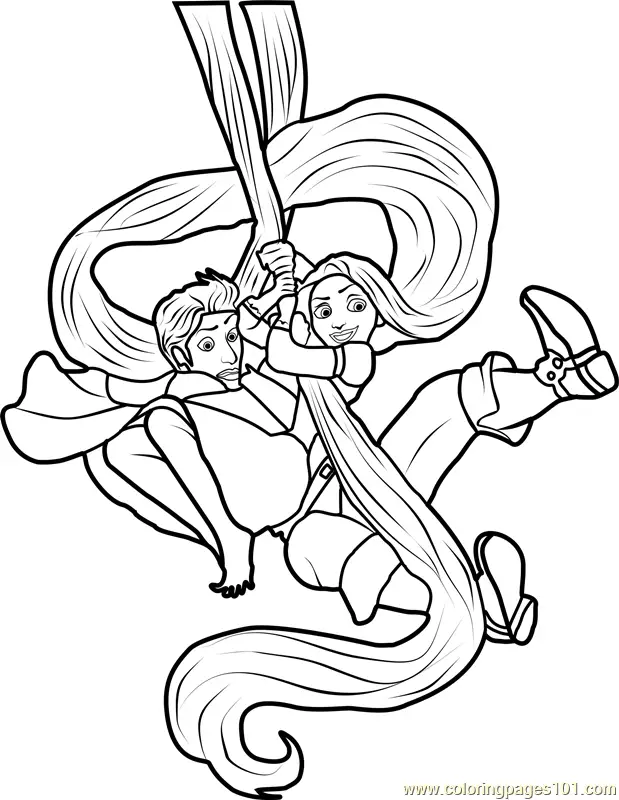 Tangled Coloring Pages 10