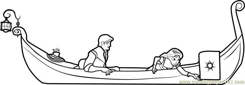 Tangled Coloring Pages 11