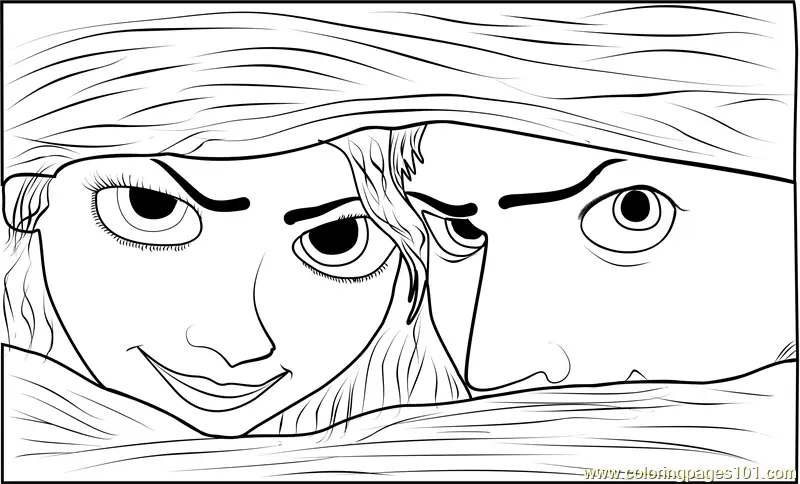 Tangled Coloring Pages
