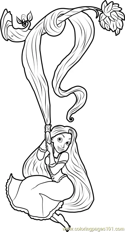 Tangled Coloring Pages 4