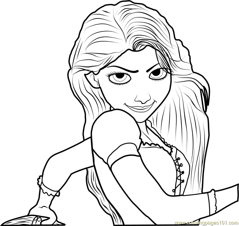 Tangled Coloring Pages 5