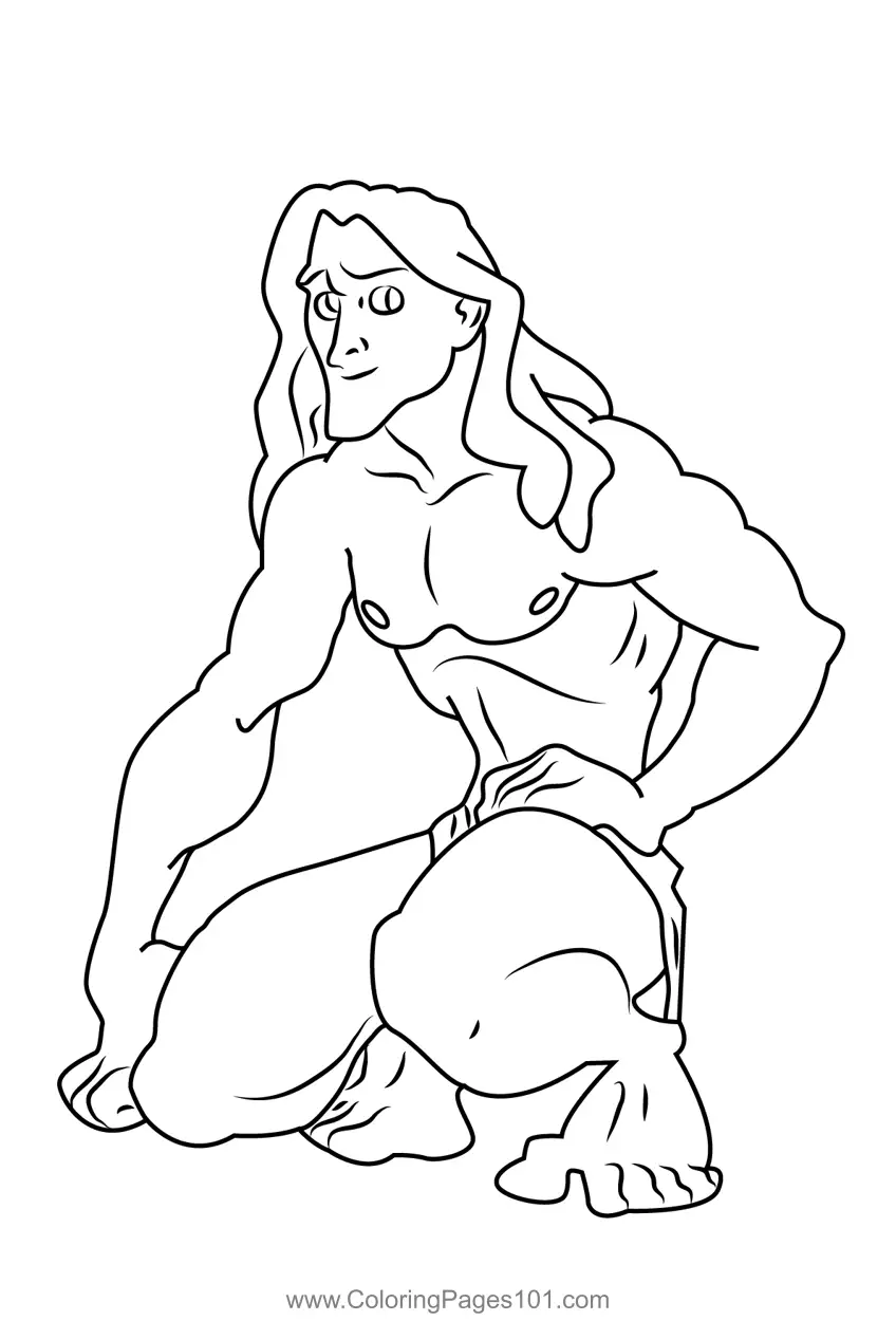 Tarzan Coloring Pages 7