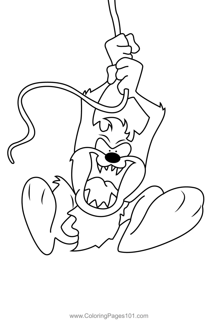 Tasmanian Devil Coloring Pages