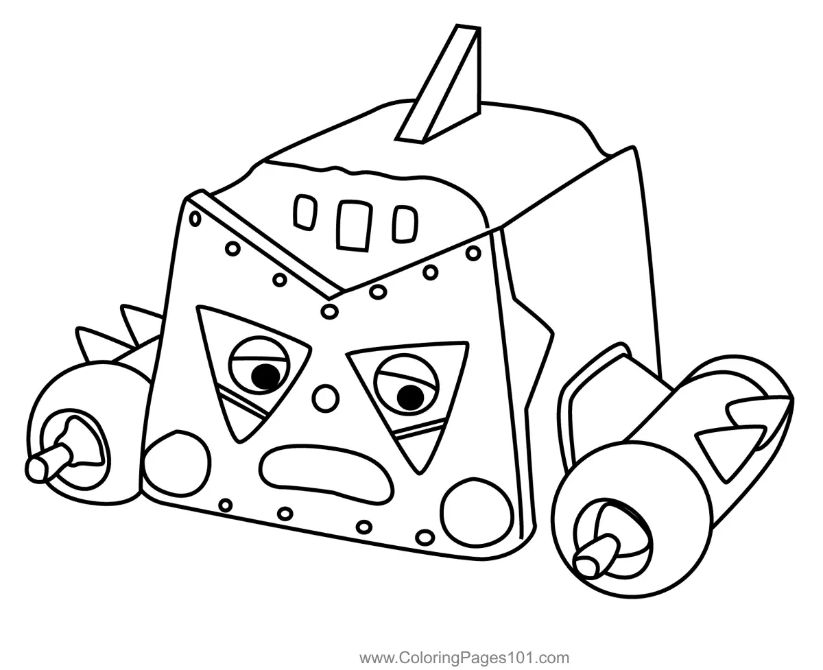 Tayo the Little Bus Coloring Pages 1