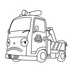 Tayo the Little Bus Coloring Pages 10